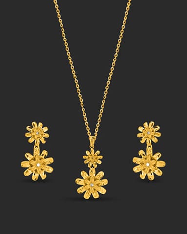 Bloom 22Kt Gold Pendant Sets