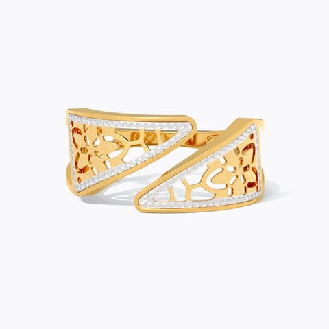 Indira Illusion 22KT Gold Open Ring Indira Illusion 22KT Gold Open Ring