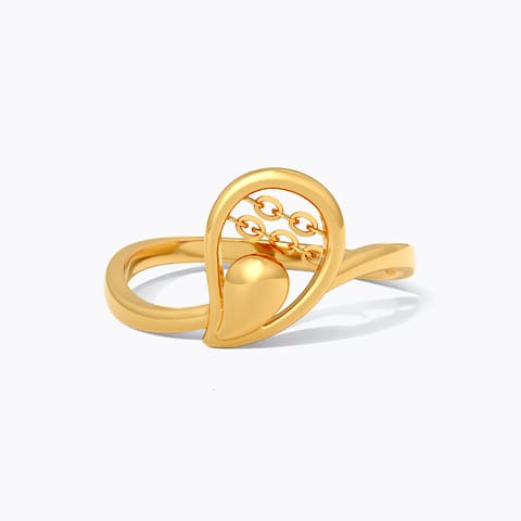 Paisley Links 22KT Gold Ring