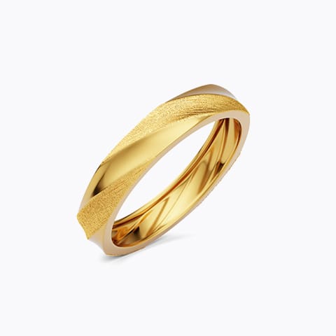 Laurel 22KT Gold Band
