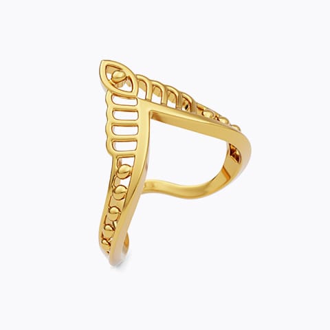 Aryahi 22KT Gold Vanki Ring