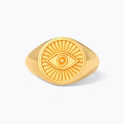 Aucore Evil Eye 22KT Gold Ring