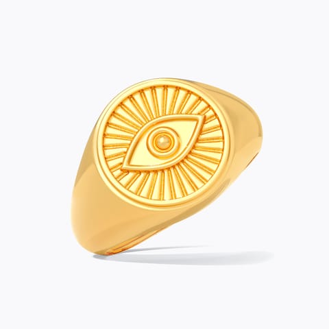 Aucore Evil Eye 22KT Gold Ring