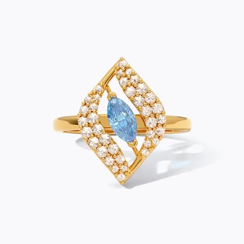 Twinkling Topaz 22KT Gemstone Ring