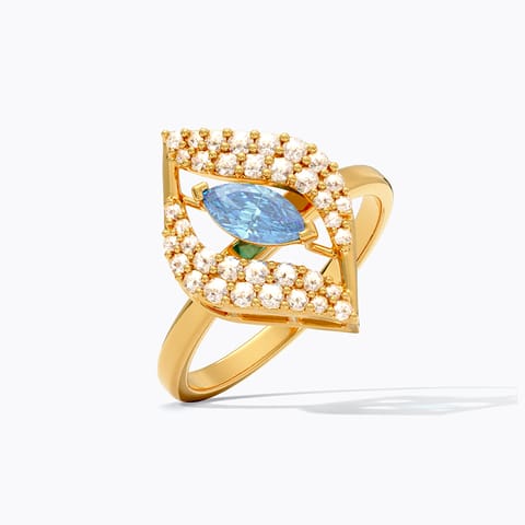 Twinkling Topaz 22KT Gemstone Ring