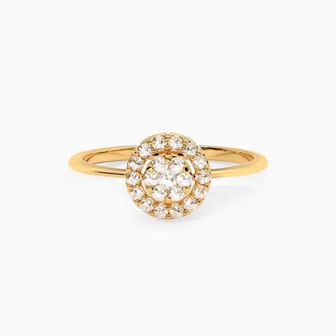 Classic Orb 22KT Gemstone Ring