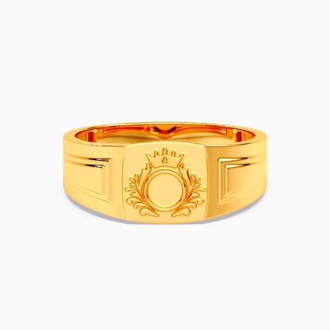 Crown 22KT Gold Ring for Men