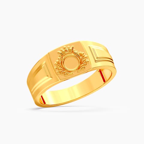 Crown 22KT Gold Ring for Men
