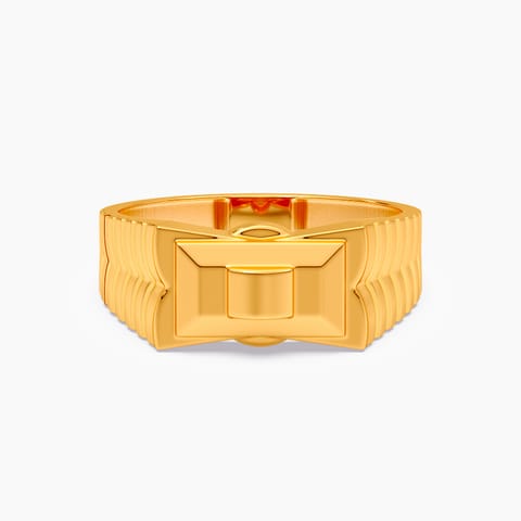 Virgule 22KT Gold Ring for Men