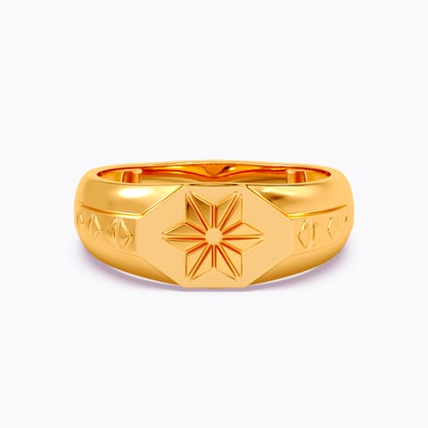 Imperial Dial 22KT Gold Ring for Men