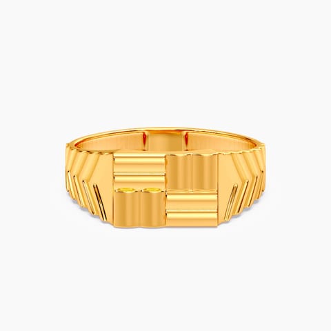 Nautical 22KT Gold Ring for Men