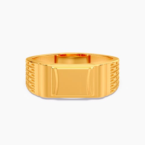 Knight 22KT Gold Ring for Men