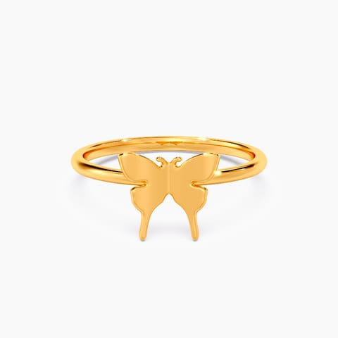 Golden Butterfly 22KT Gold Ring