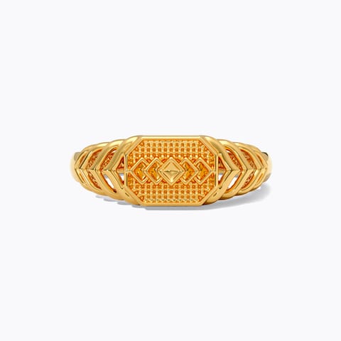 Nautical 22KT Gold Ring for Men