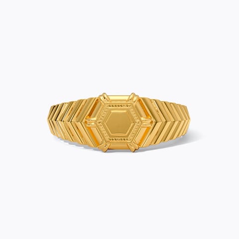 Ridge 22KT Gold Ring for Men