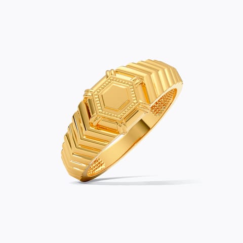 Ridge 22KT Gold Ring for Men