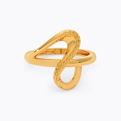 Golden Twist 22KT Gold Ring