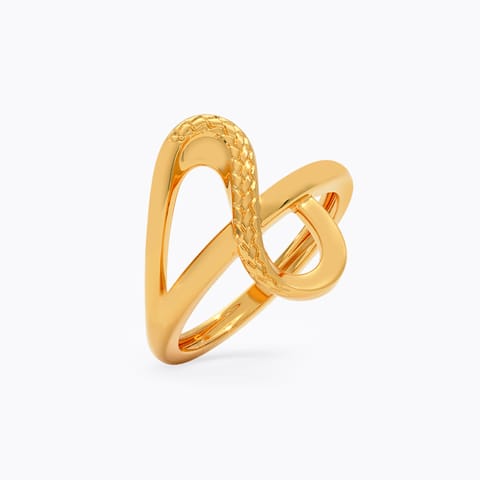 Golden Twist 22KT Gold Ring