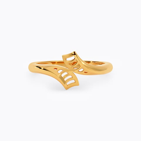 Mesh Clasp 22KT Gold Ring