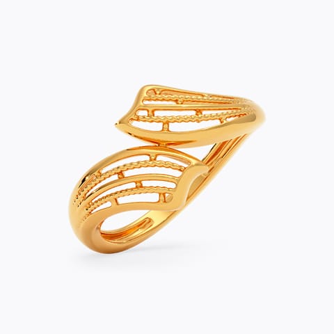 Embosom 2KT Gold Ring