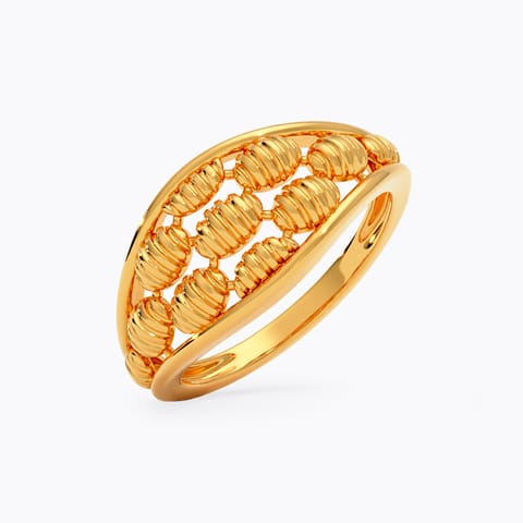 Honey Comb 22KT Gold Ring