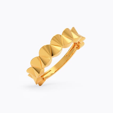 Golden Scallop 22KT Gold Ring