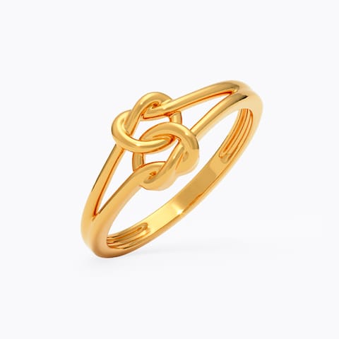 Gilded Knots 22KT Gold Ring