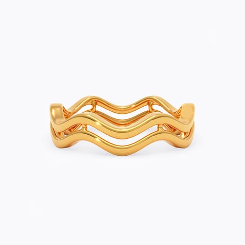 Waves 22KT Gold Ring