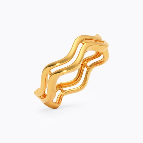 Waves 22KT Gold Ring