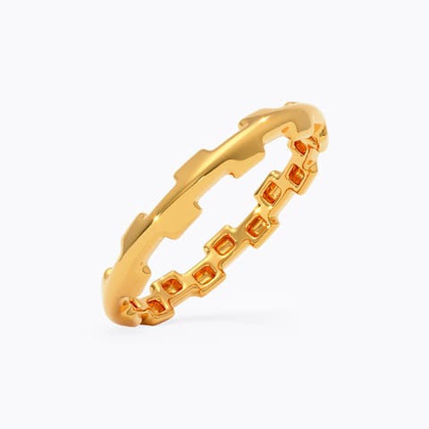Zig Zag 22KT Gold Ring