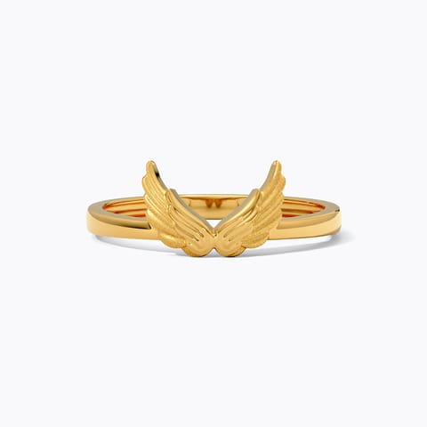 Celeste Wings 22KT Gold Ring