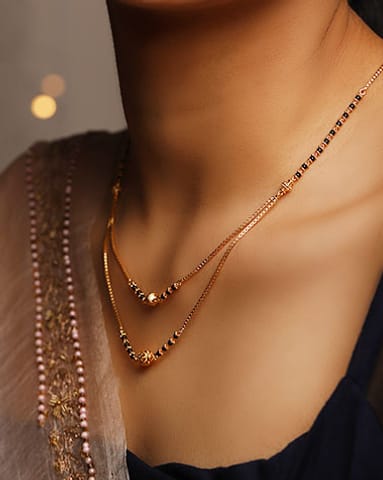 Faiza 22KT Gold Mangalsutra