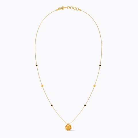 Ornate Carved 22KT Gold Mangalsutra