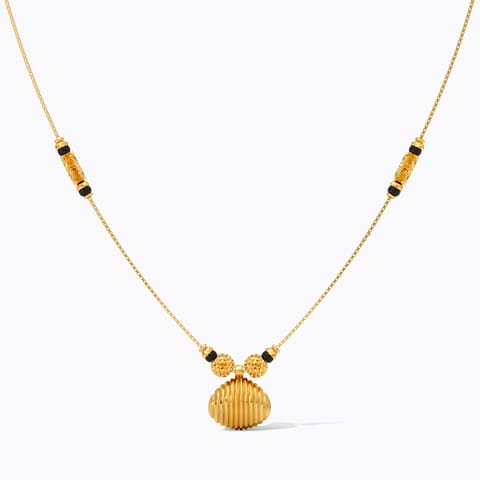 Gold Mangalsutra 22 Karat Yellow Gold Aurum Vati 22KT Gold Mangalsutra