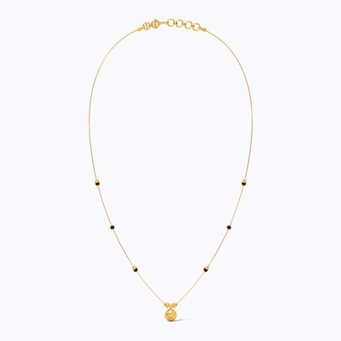 Charming Yellow 22KT Gold Mangalsutra