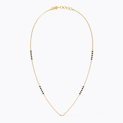 Alluring Beads 22KT Gold Mangalsutra