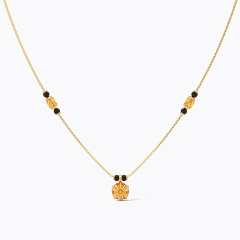 Gold Mangalsutra 22 Karat Yellow Gold Serenity 22KT Gold Mangalsutra