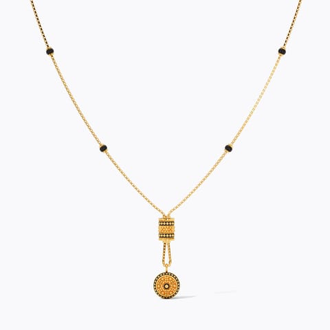Gold Mangalsutra 22 Karat Yellow Gold Bloom Bond 22KT Gold Mangalsutra