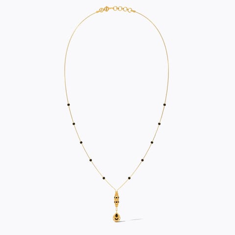 Gleaming Bond 22KT Gold Mangalsutra