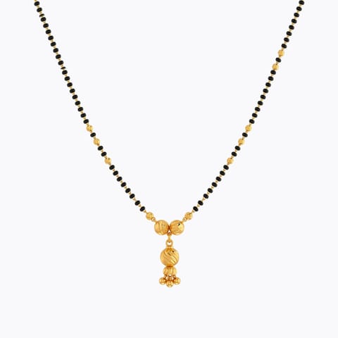 Gold Mangalsutra 22 Karat Yellow Gold Charvi 22KT Gold Mangalsutra