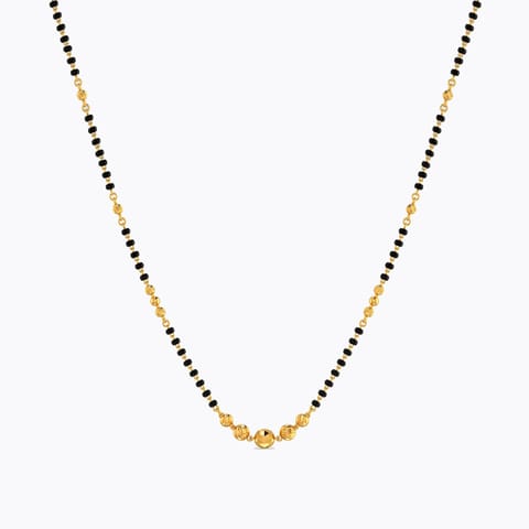 Gold Mangalsutra 22 Karat Yellow Gold Hiranya 22KT Gold Mangalsutra