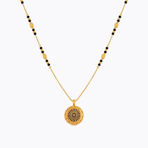 Gold Mangalsutra 22 Karat Yellow Gold Eira 22KT Gold Mangalsutra