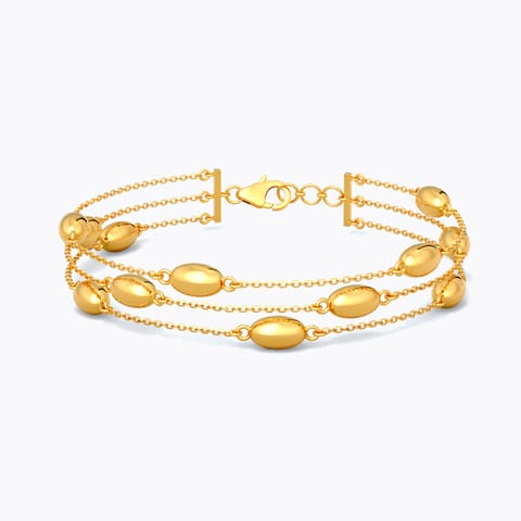 Solara Beads 22KT Gold Chain Bracelet