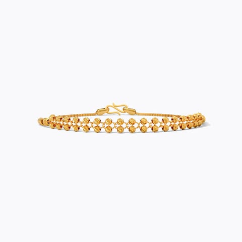 Spinela 22KT Gold Chain Bracelet
