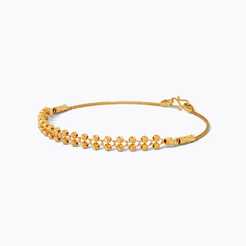 Spinela 22KT Gold Chain Bracelet