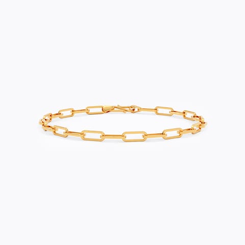 Classic Links 22KT Gold Chain Bracelet