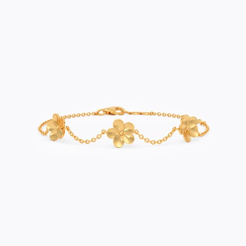 Floret 22KT Gold Bracelet