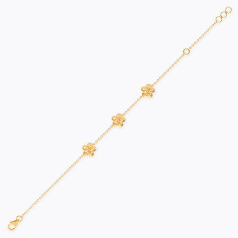 Floret 22KT Gold Bracelet