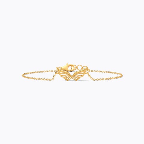 Auric Wings 22KT Gold Chain Bracelet Auric Wings 22KT Gold Chain Bracelet