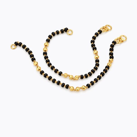 Tiny Rakshak 22KT Gold Nazaria Bracelet